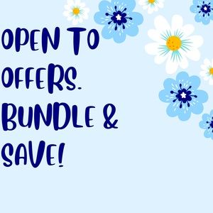 Open to reasonable offers. Bundle & save !